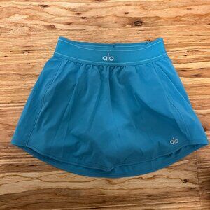 ALO Match Point Tennis Skirt (Blue Splash)